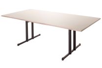 Vergadertafel Manager line recht, 200 x 100 cm