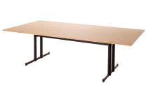 Vergadertafel Manager line recht, 240 x 120 cm