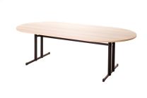 Vergadertafel Manager line paperclip, 240 x 120 cm